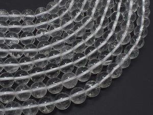 Clear Quartz Beads, 8mm (8.3mm) Round-Gems: Round & Faceted-BeadDirect