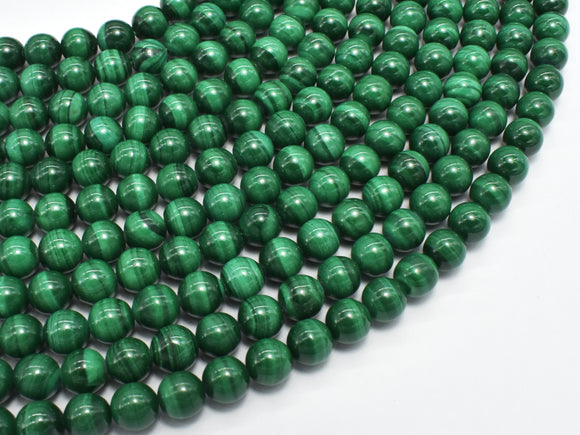 Natural Malachite Beads, 6mm Round Beads-Gems: Round & Faceted-BeadDirect