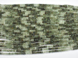 Green Rutilated Quartz Beads, 2.8x3.9mm Micro Faceted Rondelle-Gems:Assorted Shape-BeadDirect