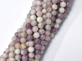 Lilac Jasper Beads, Pink Tourmaline Beads, 6mm Round Beads-BeadDirect