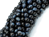 Blue Tiger Eye, 8mm (8.4mm) Round Beads-Gems: Round & Faceted-BeadDirect