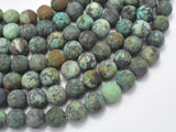 Matte African Turquoise, 10mm (10.5mm) Round-Gems: Round & Faceted-BeadDirect