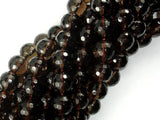 Smoky Quartz Beads, 10mm Faceted Round Beads-Gems: Round & Faceted-BeadDirect