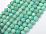 African Amazonite Beads, 9mm (9.5mm) Round-Gems: Round & Faceted-BeadDirect