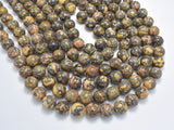 Leopard Skin Jasper Beads, Round, 12mm-BeadDirect