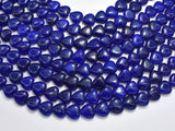 Jade - Blue 12mm Heart Beads, 15 Inch-BeadDirect