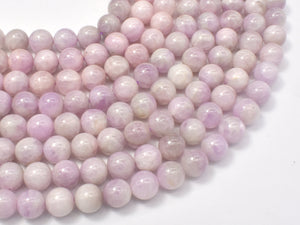 Kunzite Beads, 8mm Round Beads-Gems: Round & Faceted-BeadDirect