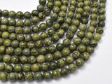 Alligator Skin Jasper Beads, Green Brecciated Jasper, Round, 6mm-Gems: Round & Faceted-BeadDirect