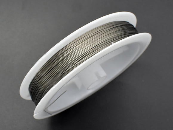 Tiger Tail Beading Wire, Silver Tone | EBeader-Metal Findings & Charms-BeadDirect