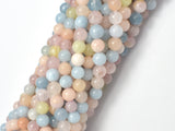 Beryl Beads, Aquamarine, Morganite, Heliodor, 6mm, Round-Gems: Round & Faceted-BeadDirect