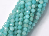 Amazonite Beads, 3.5mm Micro Faceted Round-Gems: Round & Faceted-BeadDirect