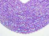 Mystic Aura Quartz-Purple, 8mm (8.5mm) Round-Gems: Round & Faceted-BeadDirect