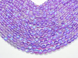 Mystic Aura Quartz-Purple, 8mm (8.5mm) Round Beads-Gems: Round & Faceted-BeadDirect