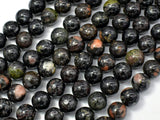 Flower Obsidian Beads, 8mm (8.3mm) Round Beads-Gems: Round & Faceted-BeadDirect