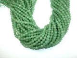 Green Aventurine, 6mm Faceted Round Beads-Gems: Round & Faceted-BeadDirect