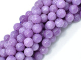 Malaysia Jade Beads- Lilac, 10mm Round Beads-Gems: Round & Faceted-BeadDirect