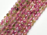 Jade-Fuchsia Green White 8mm Round-BeadDirect