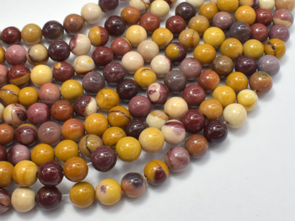 Mookaite Beads, 6mm, Round Beads-Gems: Round & Faceted-BeadDirect