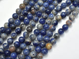 Sodalite Beads, 8mm (8.5mm), Round, 15 Inch-BeadDirect