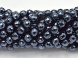 Mystic Coated Black Onyx, 8mm Faceted Round-Gems: Round & Faceted-BeadDirect