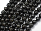 Biotite Beads, 8mm (8.4mm) Round Beads-Gems: Round & Faceted-BeadDirect