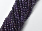 Lepidolite Beads, 4mm Round Beads-Gems: Round & Faceted-BeadDirect