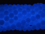 Glow in The Dark Beads-Blue, Luminous Stone, 6mm-Gems: Round & Faceted-BeadDirect