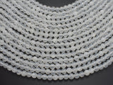 Selenite, Gypsum, 6mm (6.3mm), Round Beads-BeadDirect