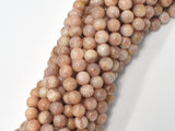 Sunstone Beads, Round, 6mm-BeadDirect