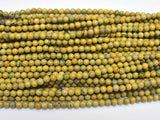 Green Muscovite 4mm Round Beads, 15 Inch-BeadDirect