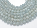 Genuine Aquamarine Beads, Round, 11mm-12mm-Gems: Round & Faceted-BeadDirect