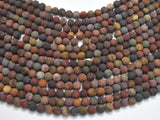 Matte Picasso Jasper Beads, 6mm, Round Beads-Gems: Round & Faceted-BeadDirect