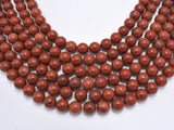 Red Jasper Beads, 12mm Round Beads-BeadDirect