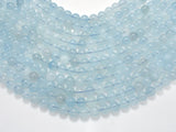Genuine Aquamarine Beads, 8mm Round-BeadDirect