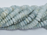 Aquamarine 3.5x8.5mm Faceted Rondelle-BeadDirect