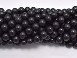 Genuine Shungite Beads, 8mm Round-Gems: Round & Faceted-BeadDirect