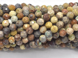 Natural Turquoise Beads, 4mm Micro Faceted Round-BeadDirect