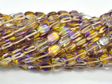Mystic Aura Quartz-Yellow, Purple, 6x9mm, Nugget, 14.5 Inch-BeadDirect