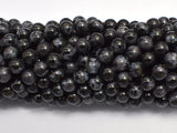 Indigo Gabbro 6mm Round Beads, 15 Inch-BeadDirect