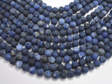 Matte Sodalite Beads, Round, 10mm-BeadDirect