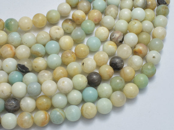 Amazonite Beads, 8mm, Round Beads-BeadDirect