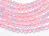 Morganite Beads, 3mm Micro Faceted Round-Gems: Round & Faceted-BeadDirect