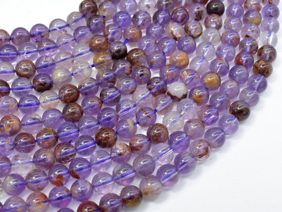 Super Seven Beads, Cacoxenite Amethyst, 6mm Round-Gems: Round & Faceted-BeadDirect