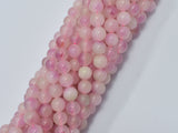 Jade - Pink 8mm Round Beads-BeadDirect