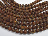 Matte Tibetan Agate Beads, 10mm Round Beads-Agate: Round & Faceted-BeadDirect
