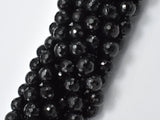 Agate Beads- Black, 10mm Faceted Round-Agate: Round & Faceted-BeadDirect