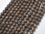 Chocolate Labradorite Beads, 6mm (6.4mm)-Gems: Round & Faceted-BeadDirect