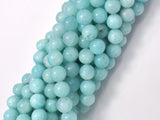 Amazonite Beads, 8mm (8.5mm)-Gems: Round & Faceted-BeadDirect