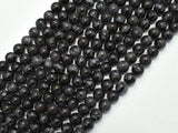 Indigo Gabbro 6mm Round Beads, 15 Inch-BeadDirect