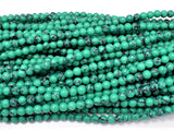 Howlite Turquoise Beads-Green, 4.5mm (5mm) Round Beads-Gems: Round & Faceted-BeadDirect